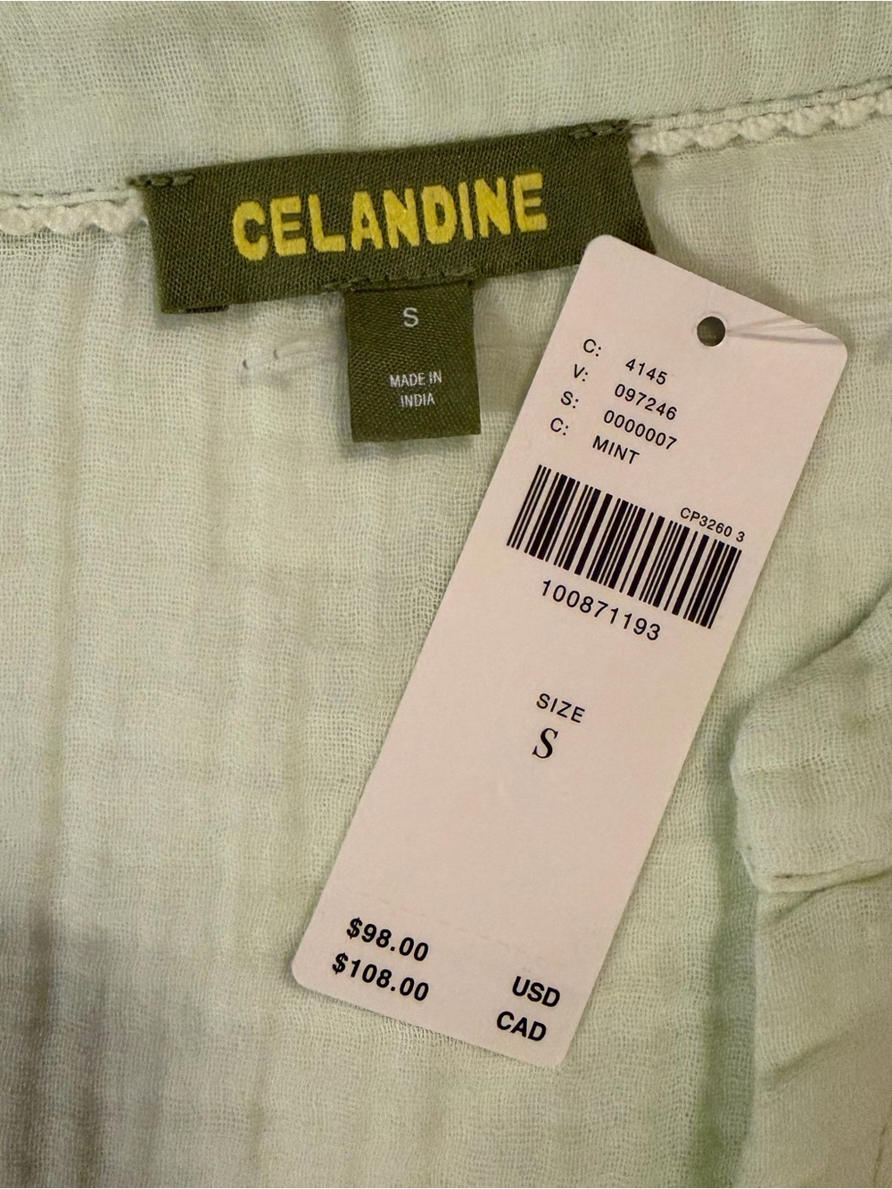 Celandine From Anthropologie | The Kallie Flowy Mint Maxi Dress - Picture 8 of 9